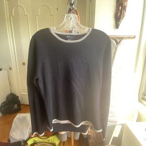 Evelyn grace black cashmere sweater